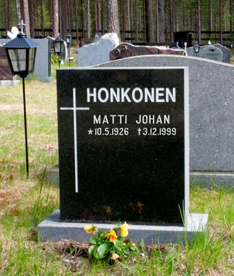 Hautakivi "Honkonen"