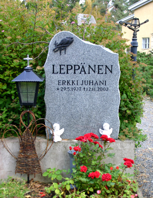 Hautakivi "Leppänen E."