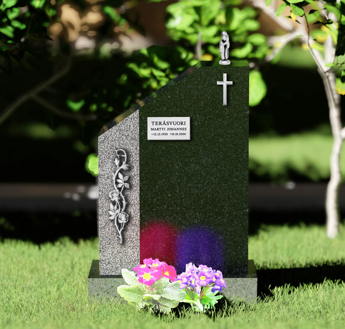 Hautakivi "Teräsvuori"
