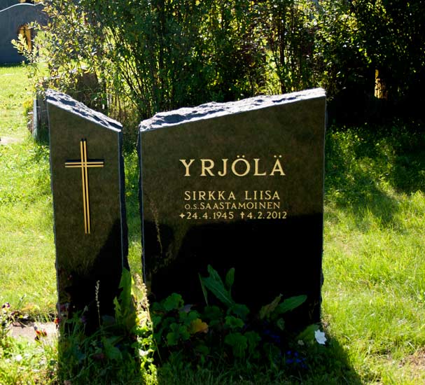 Hautakivi "Yrjölä"